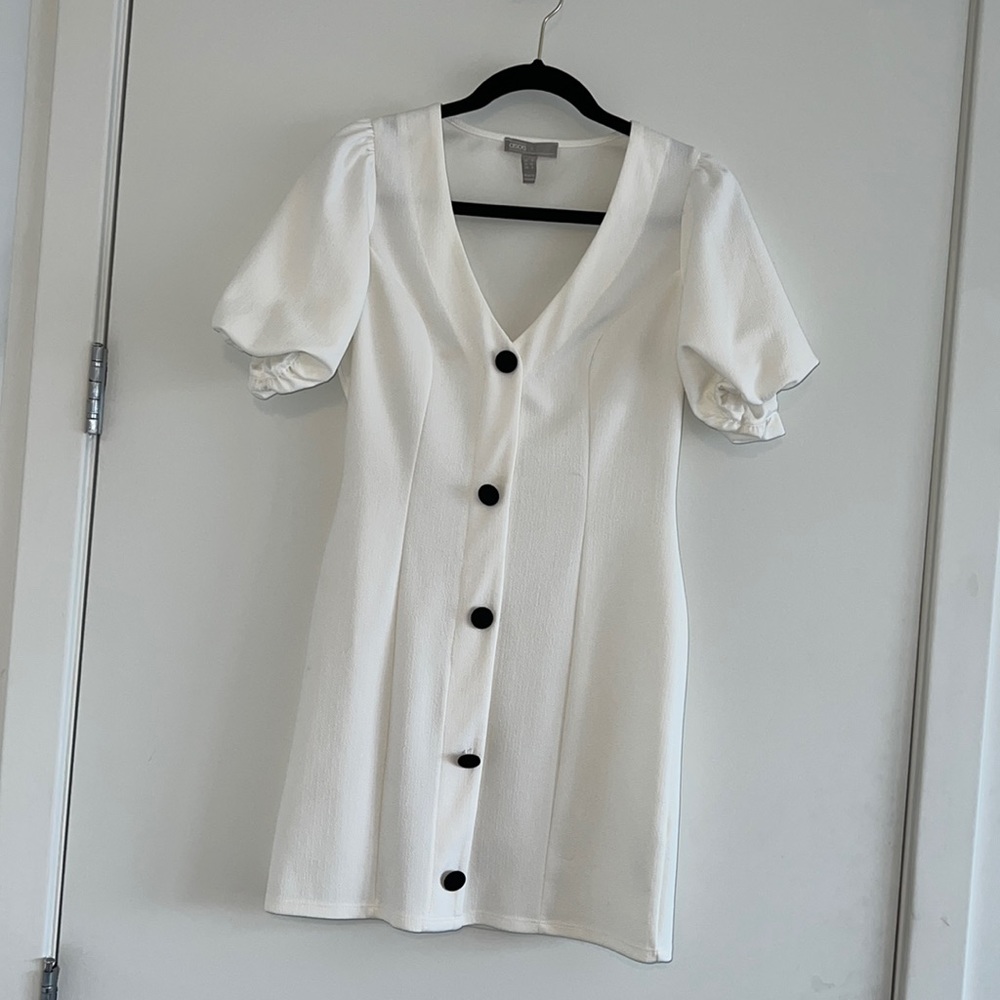 ASOS White Midi Dress